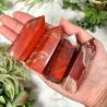 Obélisques en cristal de jaspe rouge | Soins Reiki et équilibrage des chakras