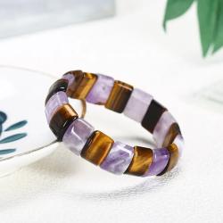 Armband mit Amethystperlen | Reiki-Heilung & Meditation