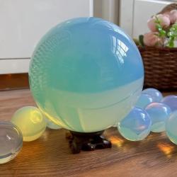 Boule de cristal d'opale : Soin Reiki des 7 chakras, cadeau et décoration