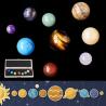 Sfera di cristallo con 9 pianeti: decorazione del sistema solare ed energia curativa