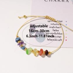 Bracelet bohème en grenat et citrine | Bijou de printemps