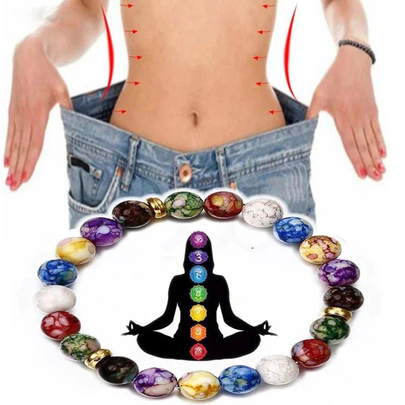 Bracelet de guérison des 7 chakras pour hommes et femmes - EVISPOL