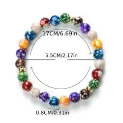 Bracelet de guérison des 7 chakras pour hommes et femmes - EVISPOL