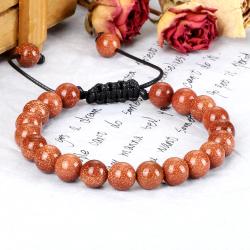 Bracelets énergétiques en pierre naturelle pour hommes et femmes - Agate et onyx
