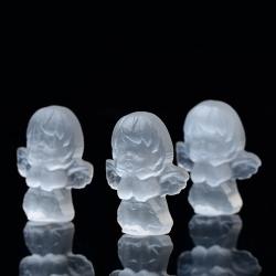 Selenit-Engelstatue: Reiki-Kristallornament für Meditation und Dekoration