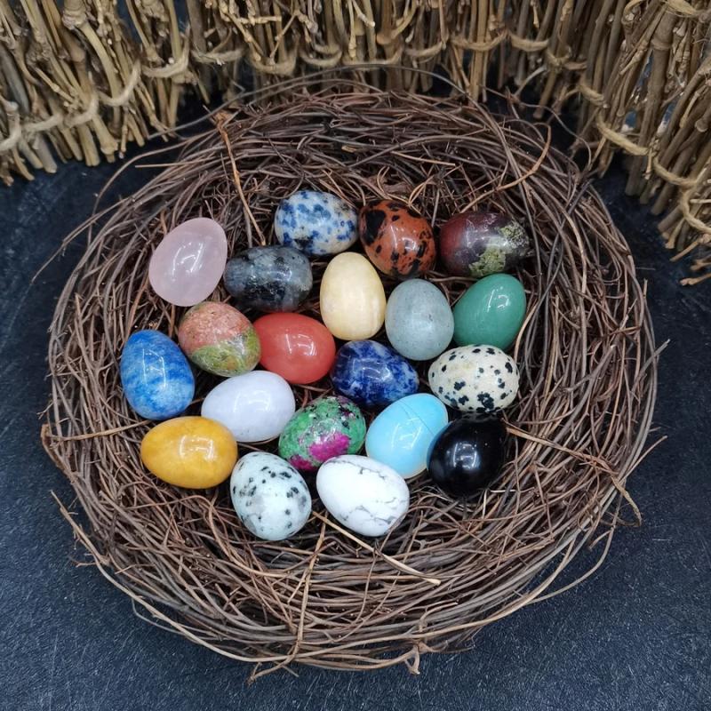 Œuf boule de cristal d'agate - Guérison naturelle des chakras et décoration intérieure