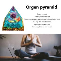 Piramide di Orgone: generatore di energia cristallina fatto a mano per la casa e il Reiki