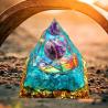 Piramide di Orgone: generatore di energia cristallina fatto a mano per la casa e il Reiki