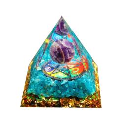 Piramide di Orgone: generatore di energia cristallina fatto a mano per la casa e il Reiki