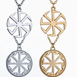 Pendentif slave Kolovrat : ancien symbole de pouvoir et de protection