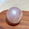 Sphères de pierre de soleil et de pierre de lune en cristal naturel : Décoration de guérison Reiki