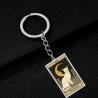 Cute Cat Tarot Keychain - Vintage, Stainless Steel Keyring