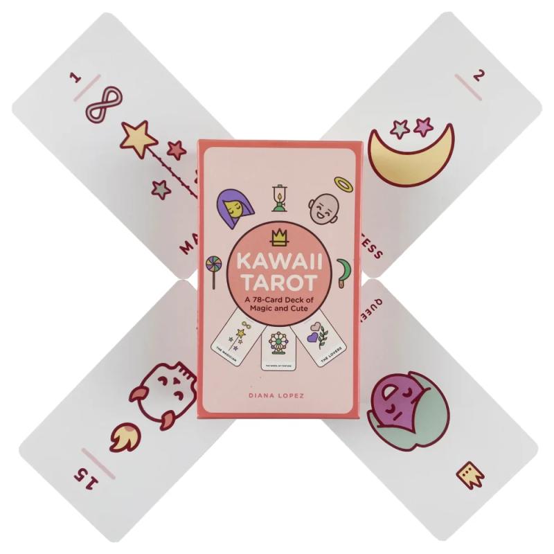 Kawaii Tarot Kartları: Kehanet İçin Büyülü ve Sevimli Kehanet Kartları Destesi