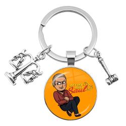 Better Call Saul Heart Keychain - Fashionable Law Jewelry