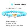Turquoise Stone Bracelet | Natural, Heart-Shaped & Zodiac Sign