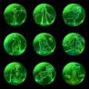 Porte-clés lumineux céleste : Porte-clés zodiaque galaxie ciel étoilé