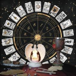 Tarot Okuma Örtüsü: Kehanet ve Astroloji İçin 12 Takımyıldız Dizilimi