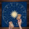 Astroloji Duvar Halısı: Zodyak Çarkı, Sunak Örtüsü ve Tarot Masa Örtüsü