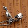 Collier pendentif Gawu Box - Vajra Sutra ouvrable et zircon