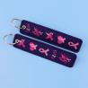 Pink Ribbon Breast Cancer Awareness Keychain Gift