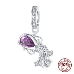 Pendentif en argent sterling représentant la constellation du Verseau pour bracelets