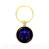 Zodiac Constellation Keychains: Virgo, Libra, Scorpio & Sagittarius