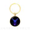 Zodiac Constellation Keychains: Virgo, Libra, Scorpio & Sagittarius