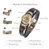 Constellation Bracelets for Couples: Vintage Leather Cuffs