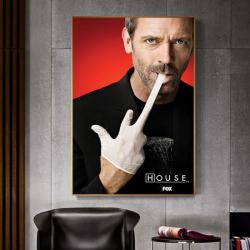 House MD TV Dizisi Posteri - Tıbbi Drama Dekorasyonu
