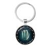 Zodiac Constellation Glass Dome Keychains - All Signs