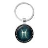 Zodiac Constellation Glass Dome Keychains - All Signs
