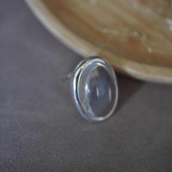 Sterling Silver Geometric Crystal Ring | Punk & Elegant Design