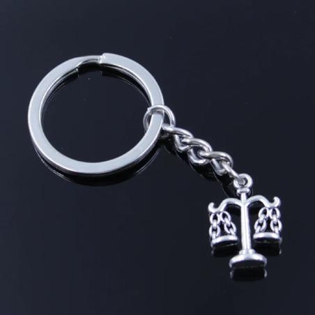 Vintage Libra Keychain | Metal DIY Pendant for Men