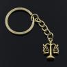 Vintage Libra Keychain | Metal DIY Pendant for Men