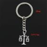 Vintage Libra Keychain | Metal DIY Pendant for Men