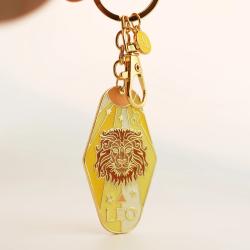 Zodiac Keychain - Bohemian Charm for Bags & Cars