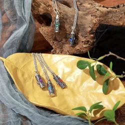 Collana con urna funeraria in acciaio inossidabile - Tieni stretti i tuoi cari