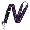 Funny Breast Cancer Awareness Lanyard - Red Ribbon Keychain Gift
