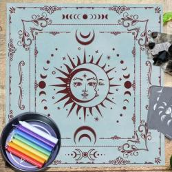 Tarot Okumaları ve Kehanet İçin Gizemli Masa Örtüsü