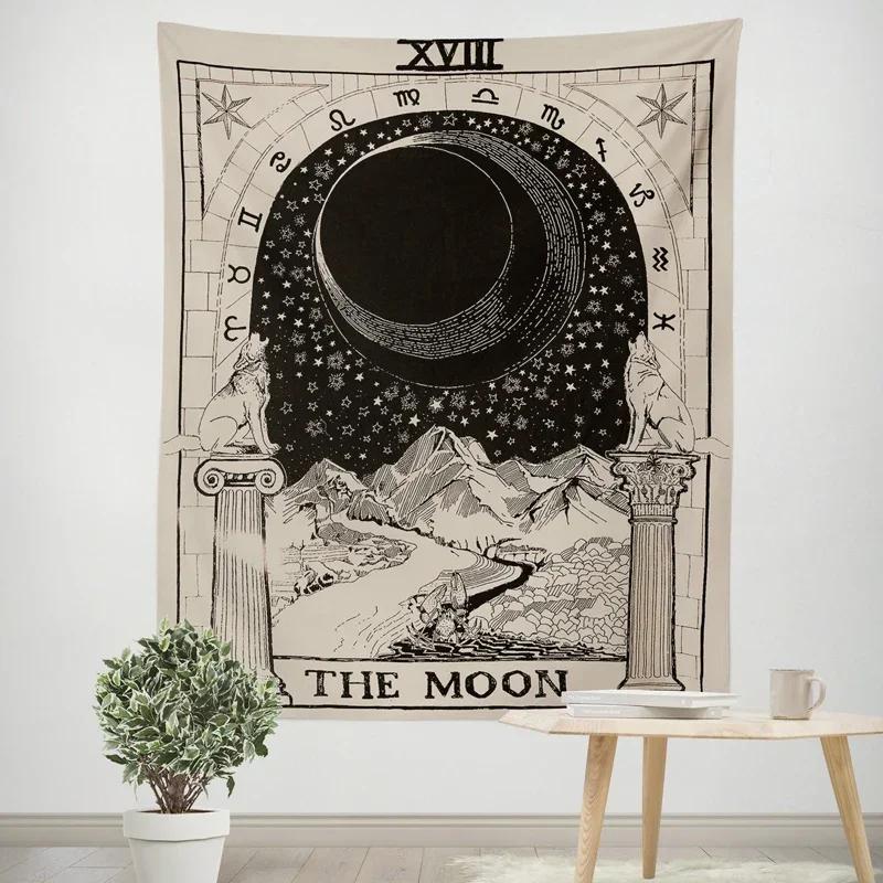 Tarot Tapestry: Celestial Wall Art & Divination Cloth