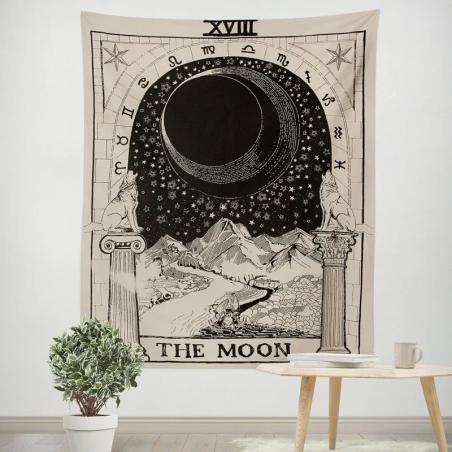 Tarot Tapestry: Celestial Wall Art & Divination Cloth