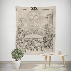 Tarot Tapestry: Celestial Wall Art & Divination Cloth