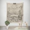 Tarot Tapestry: Celestial Wall Art & Divination Cloth
