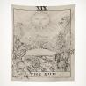 Tarot Tapestry: Celestial Wall Art & Divination Cloth
