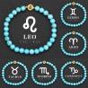 Turquoise Stone Bracelet | Scorpio, Virgo, Gemini Zodiac Jewelry