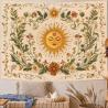 Boho-Mandala-Wandteppich – Vintage-Blumenmuster