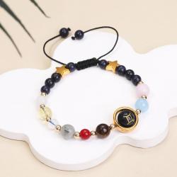 Zodiac Sign Bracelets | Natural Stone, Adjustable & Trendy