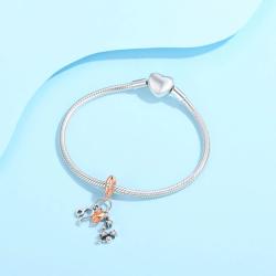 Sternzeichen-Anhänger aus Sterlingsilber für Armbänder – Damenschmuck