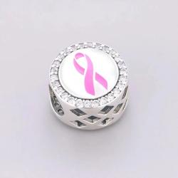 Silver Fit Bracelet: Hope & Strength Charm Beads for Women