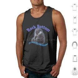 Astrologie-Meme-Tanktop: Geburtsstein für Rock Bottom und Otter